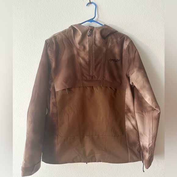 Oakley Holly Anorak Jacket Brown Clouds - Picture 4 of 8